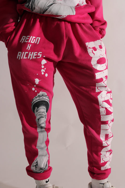 Born 2 Reign Pink Unisex Sweatpants