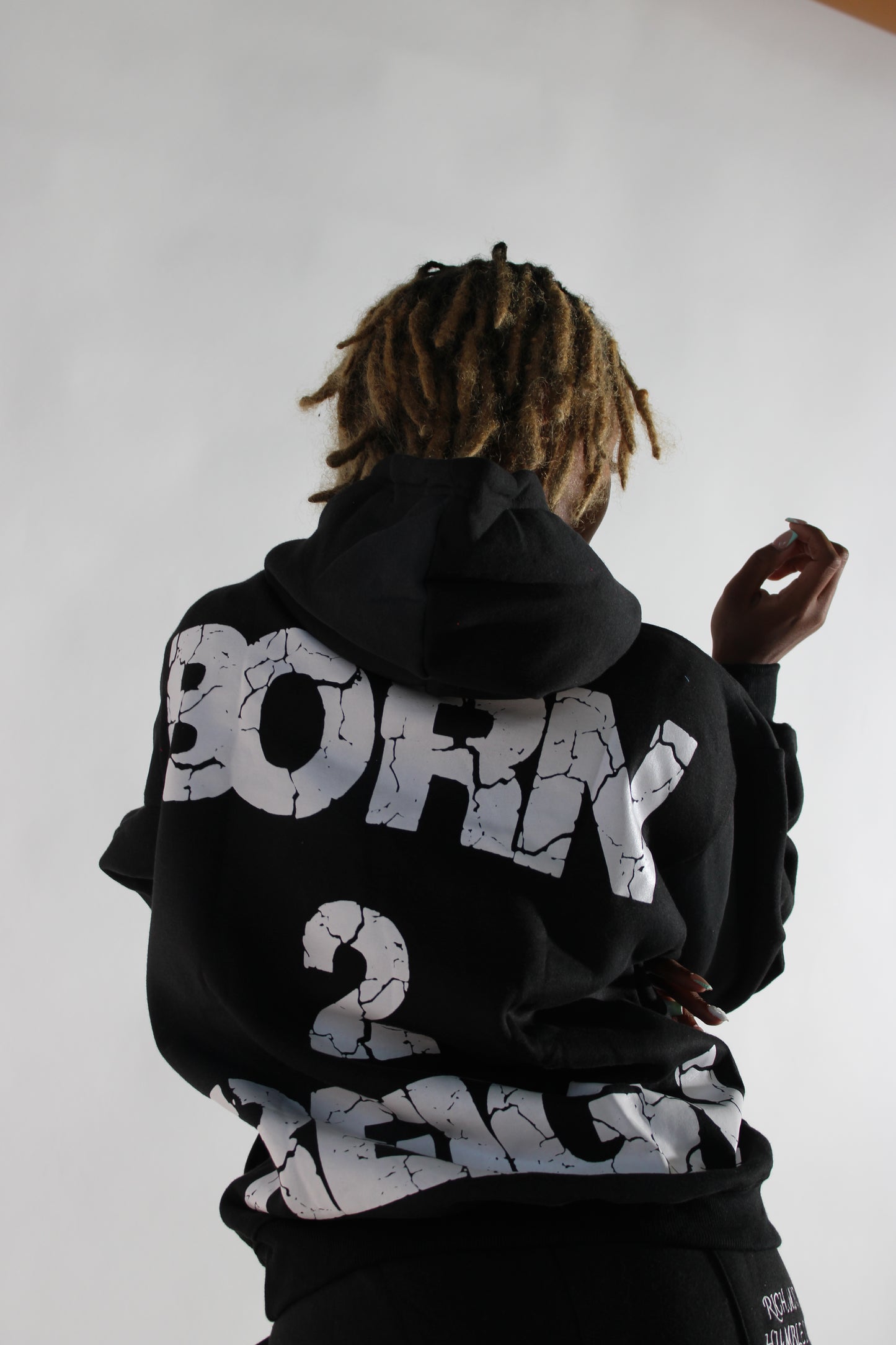 Born 2 Reign Unisex Black Hoodie