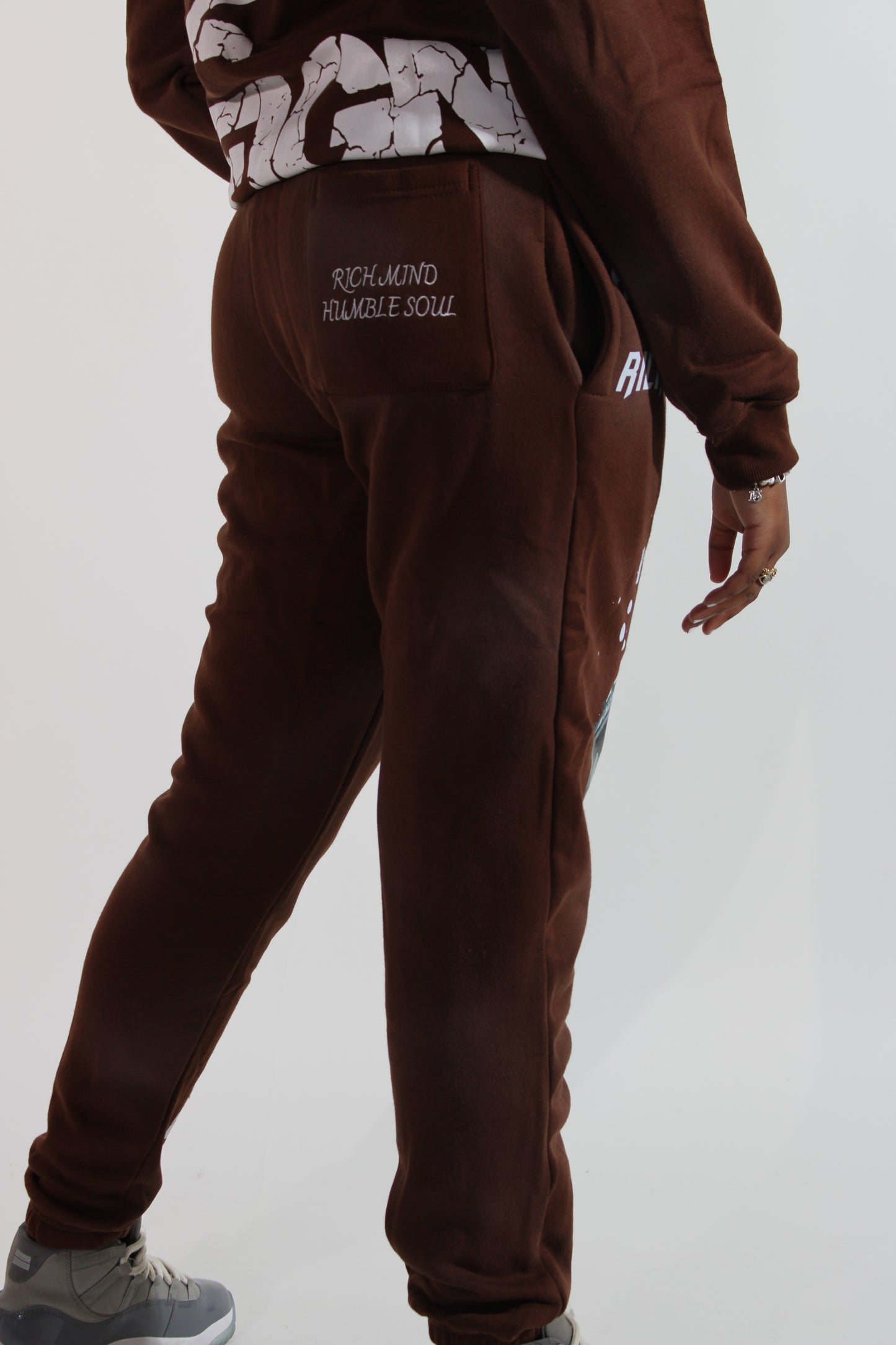 Born 2 Reign Brown Unisex Sweatpants