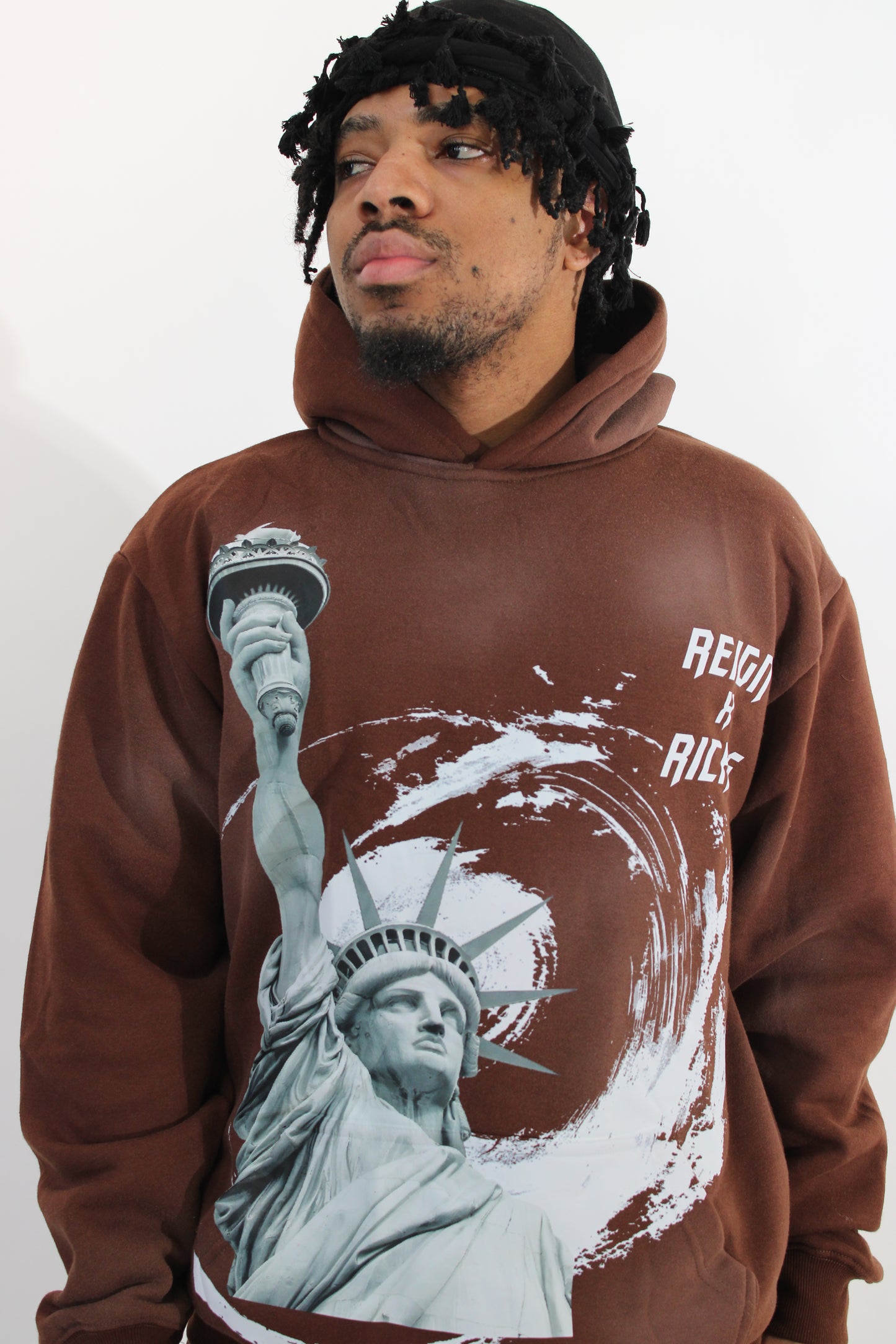 Born 2 Reign Unisex Brown Hoodie